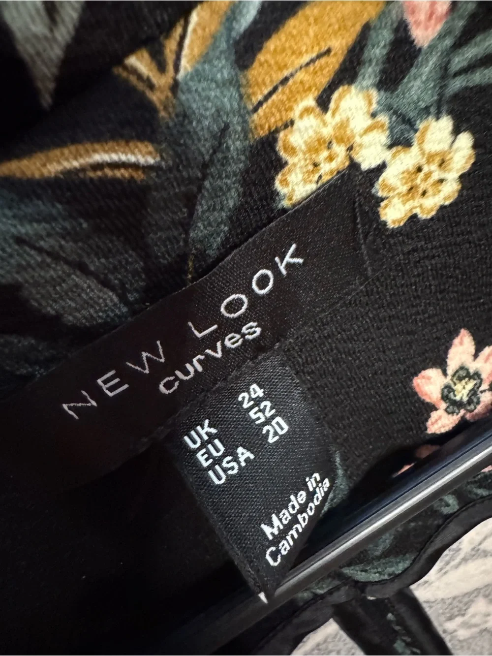 New Look size 2x  Black Floral Open Blazer Jacket